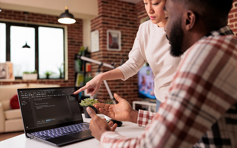 Programmers-Couple-Coding